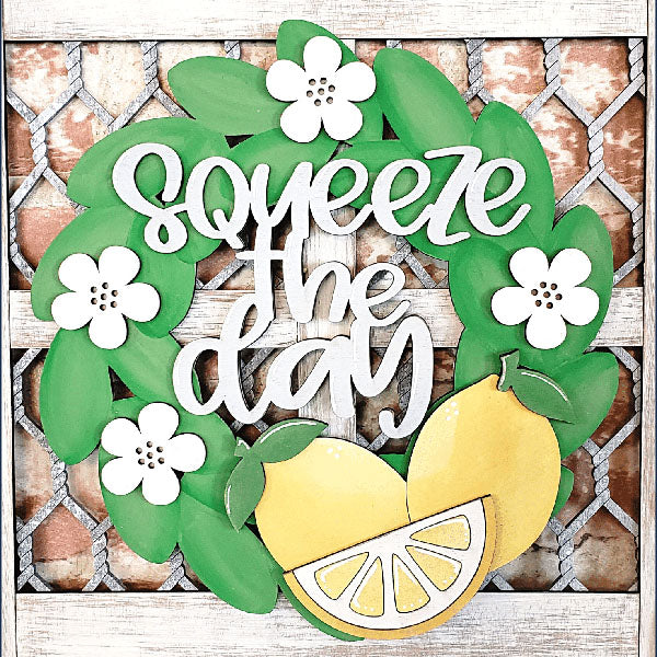 Squeeze The Day Interchangeable Wreath