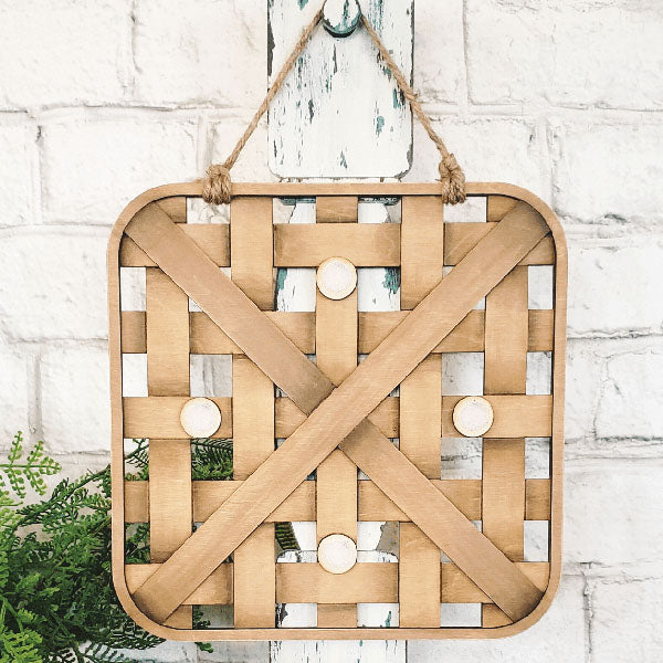 Interchangeable Woven Basket Door/Wall Hanger